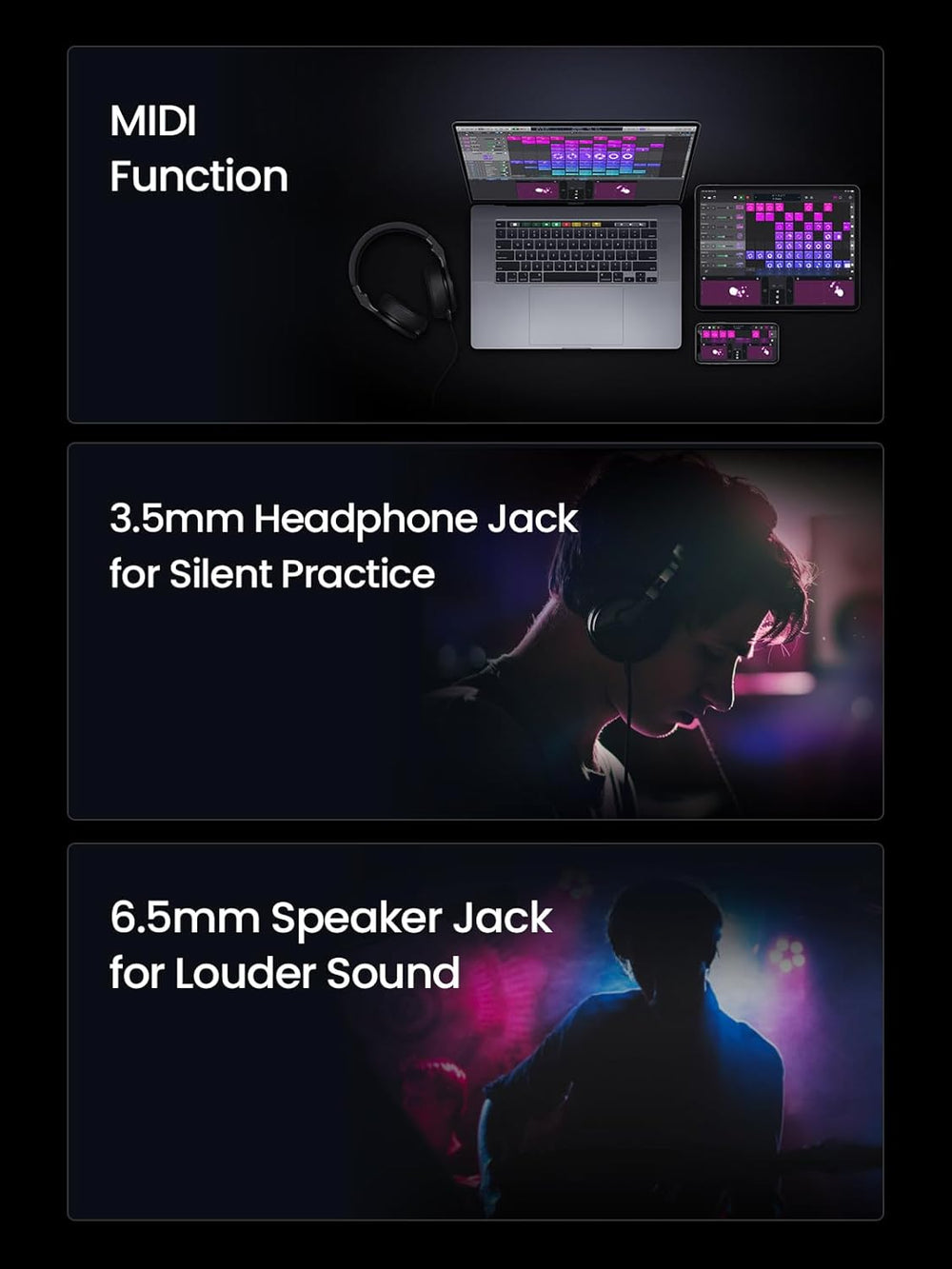 Portable Smart Silicone-String Guitar