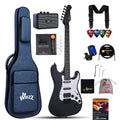Solid Poplar Wood Electric Guitar - 39-Inch Beginner